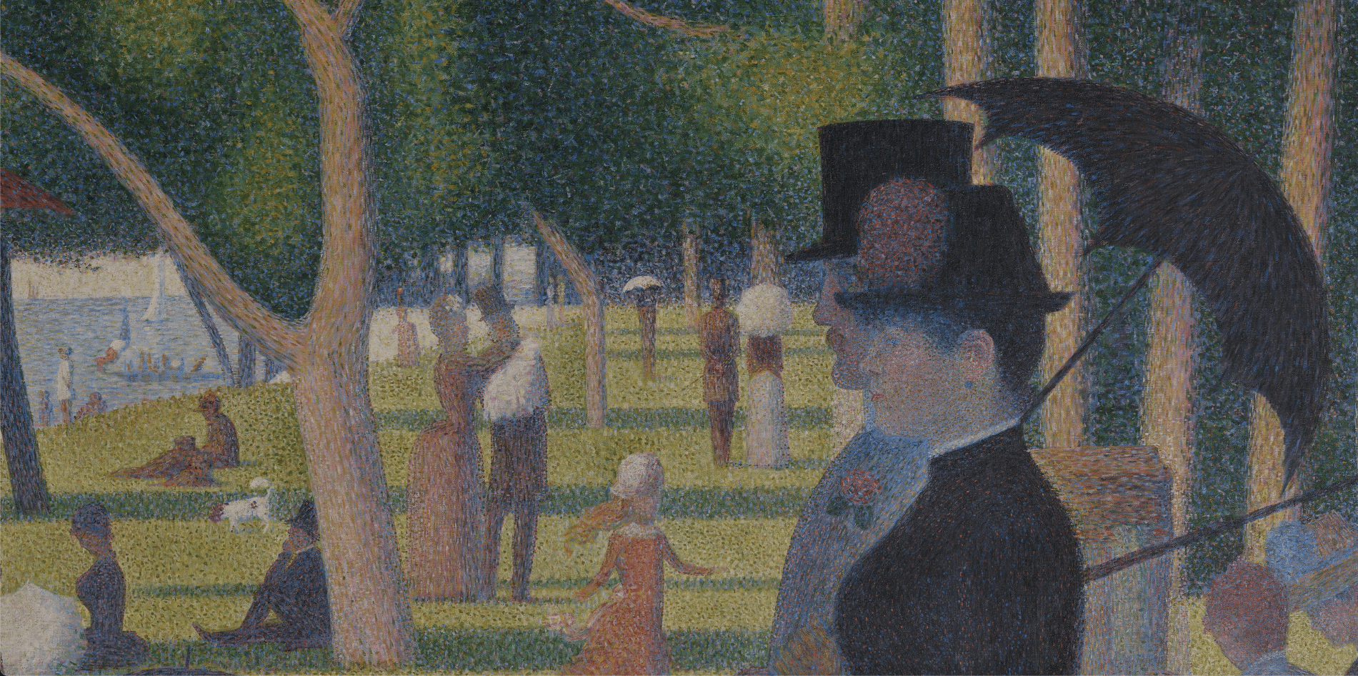 Georges Seurat, A Sunday on La Grande Jatte, 1884. Oil on canvas