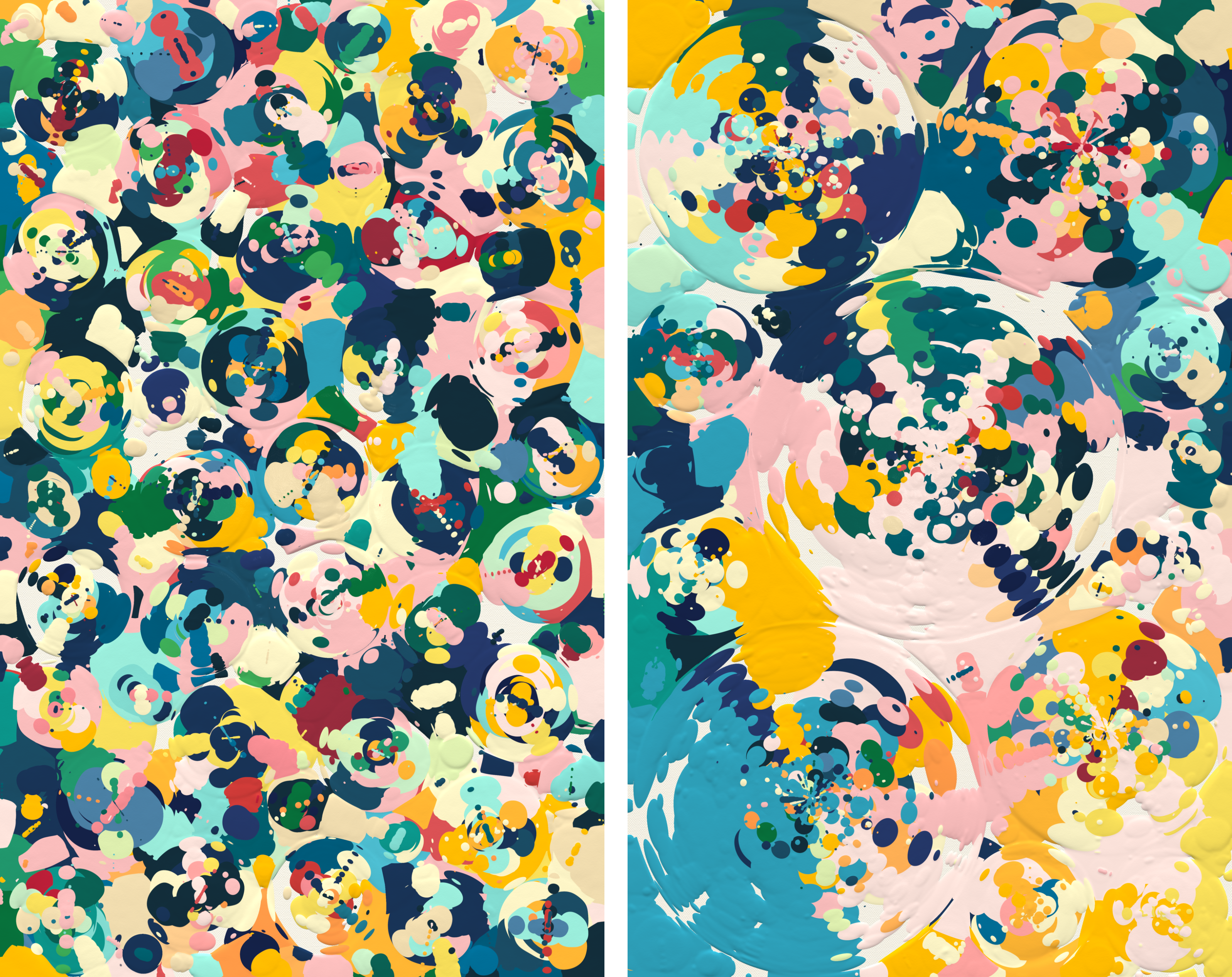 Variety within each style, ft. Mixed Oils palette in Superbloom style